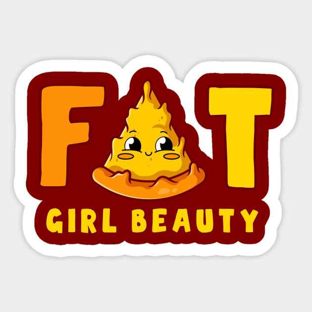 Fat girl beauty Sticker by My Happy-Design